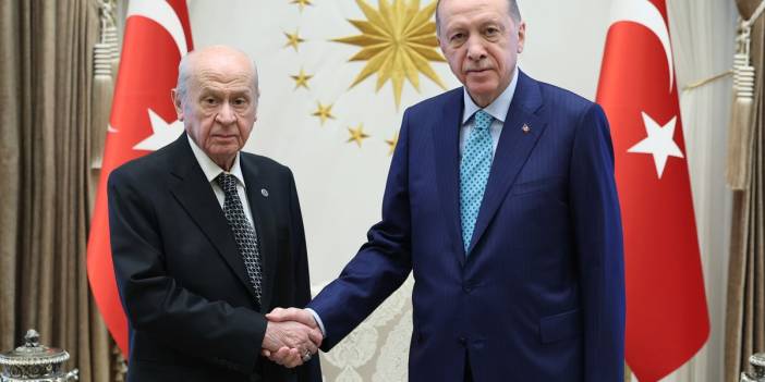 Erdoğan ve Bahçeli'den 45 dakikalık zirve