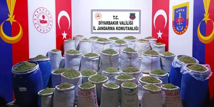 Diyarbakır'da büyük uyuşturucu operasyonu