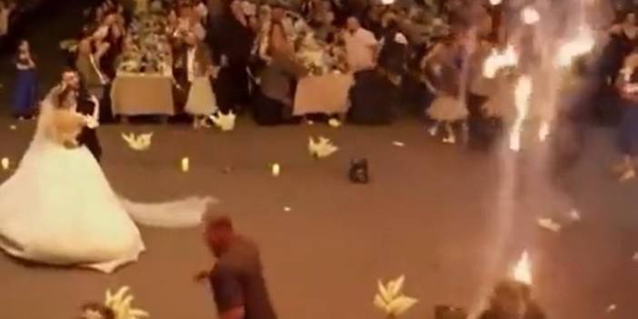 115 kişi yanarak hayatını kaybetmişti: Irak'ta düğünde yangın faciası kamerada
