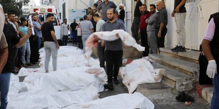 Gazze'de morglarda yer kalmadı, cenazeler çadırlarda