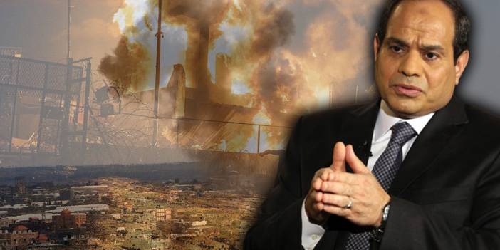 Sisi'den İsrail'e uyarı: Bombaların sebebi Filistinlileri göçe sürüklemek