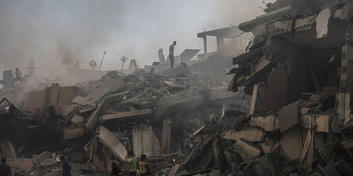 Gazze mezarlığı! Katliamın izleri İsrail'den bile görünüyor