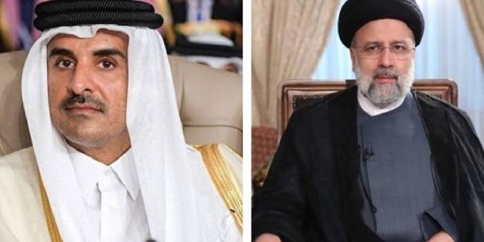 İran lideri Reisi ile Katar Emiri Al Sani Filistin'deki durumu görüştü