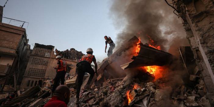 Gazze ateş altında! Katliamın 29'uncu gününden acı kareler...