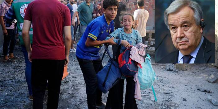 Guterres: İsrail'in askeri yönteminde bir hata olduğu açık