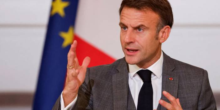 Macron'dan İsrail'e "Gazze'ye saldırıları durdurun" çağrısı