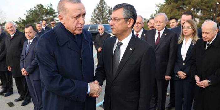 Erdoğan ile CHP lideri Özel'den ilk kare