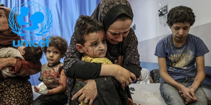 UNICEF: Gazzeli 1 milyon çocuk uçurumun kenarında
