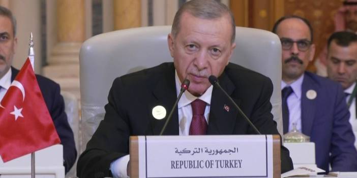 Erdoğan, Riyad'da konuştu: İsrail verdiği zararı tazmin etmeli