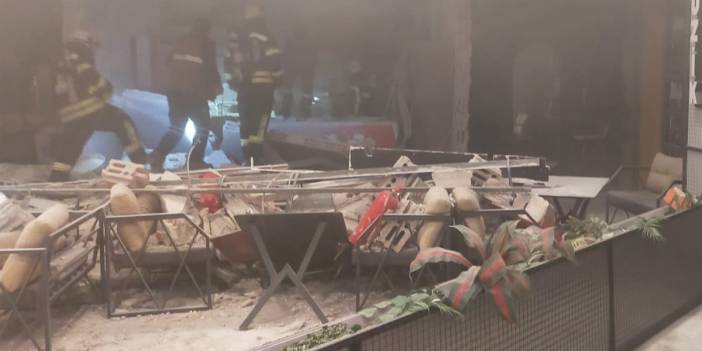 Erzurum'da AVM'de patlama: 2 yaralı