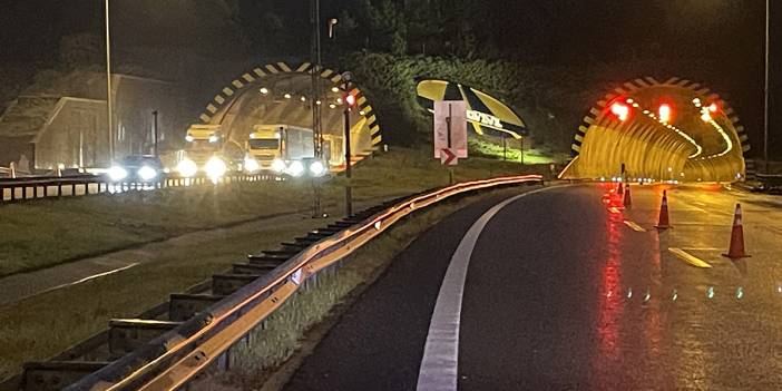 Bolu Dağı Tüneli İstanbul yönü trafiğe kapatıldı