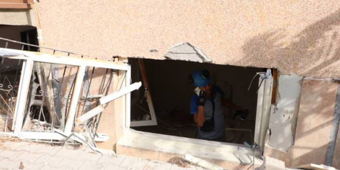 Ankara'da 3 katlı binada doğal gaz patlaması