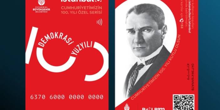 İBB'den Cumhuriyet'in 100. yılı için özel İstanbulkart
