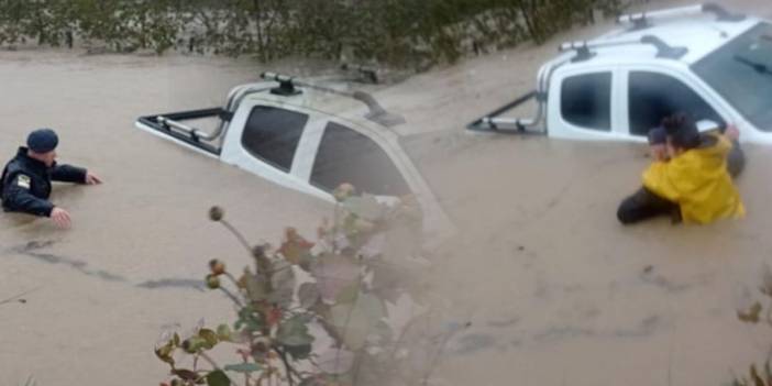 Zonguldak'ta üç kişiyi yutan felakette detaylar ortaya çıktı: Suya gömülen aracın camını kırıp...