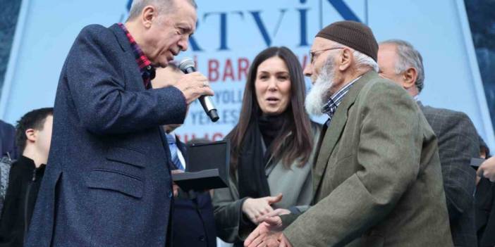 Cumhurbaşkanı Erdoğan Binali dedeye verdiği sözü tuttu! Bir yıl sonra kapısına kadar getirtti