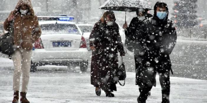 Kar yağışı için tarih verildi: Kayseri-Sivas-Erzincan-Tunceli-Erzurum-Muş-Ordu-Giresun-Trabzon-Rize-Artvin-Şırnak