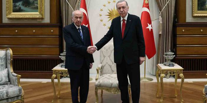 Cumhurbaşkanı Erdoğan ile MHP lideri Bahçeli bir araya geldi