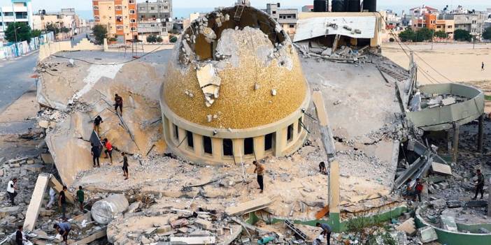 İsrail’in bombaları Gazze’nin 100 tarihi eserini yok etti