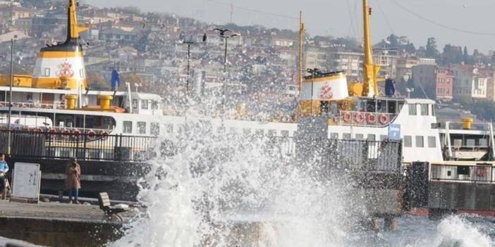 İstanbullular dikkat! Vapur seferlerine 'hava' engeli