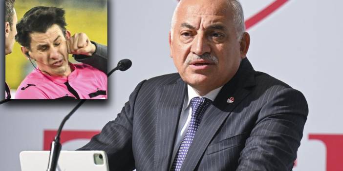 TFF Başkanı Büyükekşi'den Hakem Meler'e yapılan saldırıya tepki: Olaya karışan herkes bedelini ödeyecek