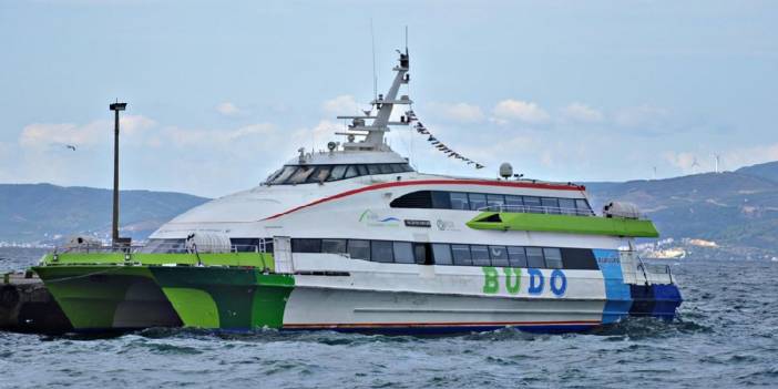 Deniz ulaşımına hava engeli: BUDO'nun 12 seferi iptal