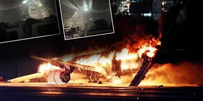 Uçak felaketinde kabin ekibi ve yolcuların sakinliği hayat kurtardı: Sosyal medyayı sallayan görüntüler