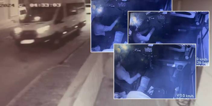 Okul servisinin kaçırıldığı anın görüntüleri ortaya çıktı: Korkmayın, araç lazım