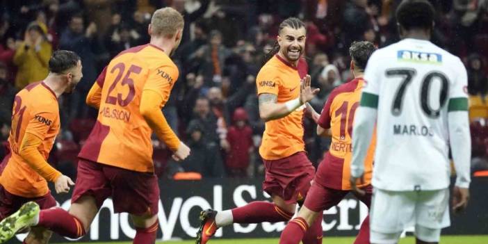 Galatasaray evinde Konyaspor'u 3-0 yendi