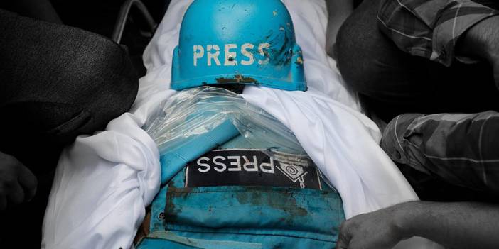 Gazze'de öldürülen gazeteci sayısı 110'a yükseldi