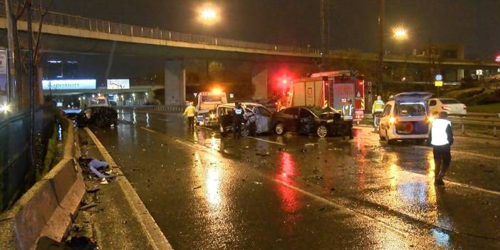 Alkollü sürücü dehşet saçtı! İstanbul'da feci kaza: 5 yaralı