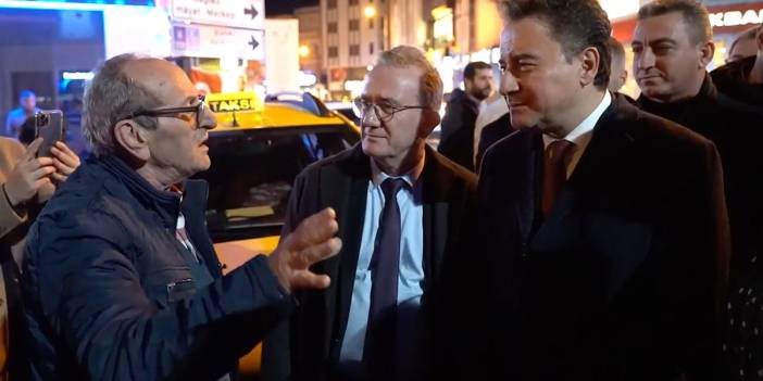 Babacan'ın sohbet ettiği taksici: AK Parti'nin bayrağını 20 sene salladım artık...