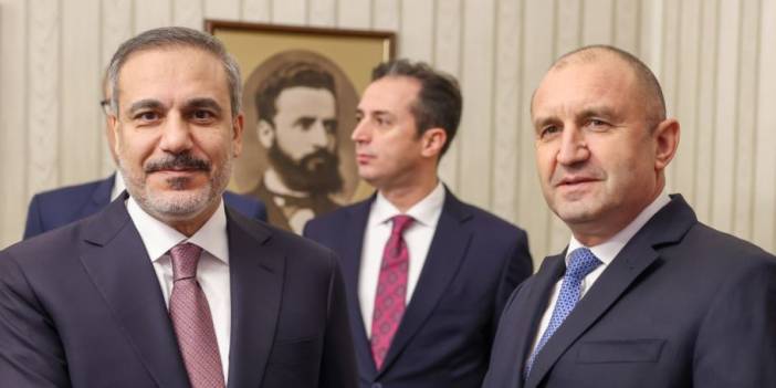 Fidan Bulgaristan Cumhurbaşkanı Radev ile görüştü