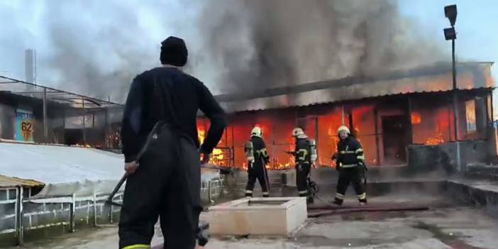 Diyarbakır'da güvercin otelinde yangın