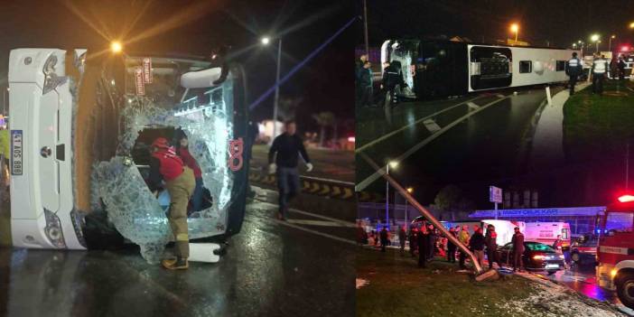 Yine yolcu otobüsü kazası: 1 ölü, 20 yaralı