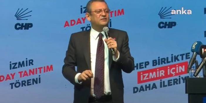 CHP lideri Özel: İzmir'de 30'da 30 yapacağız