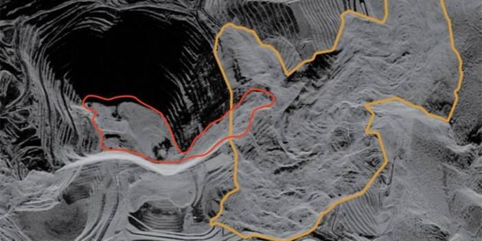 Uydu görüntüleri facianın boyutunu ortaya çıkardı: Liç madenin içine de dolmuş