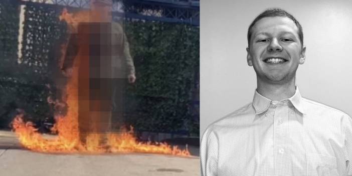 İsrail Büyükelçiliği önünde kendini ateşe veren ABD'li asker öldü