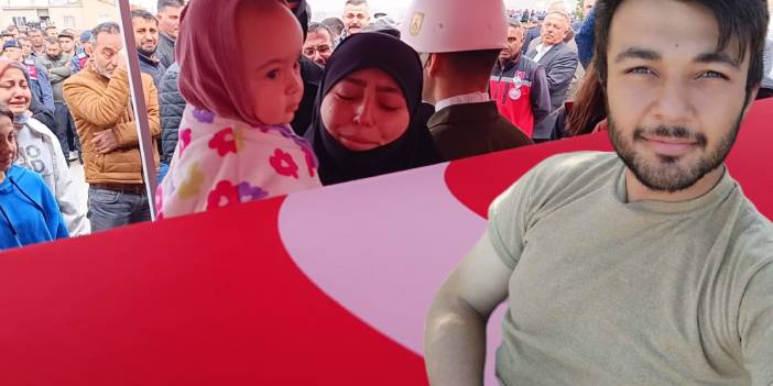 Türkiye şehidini uğurladı... 1 yaşındaki Rüveyda babasına son kez baktı