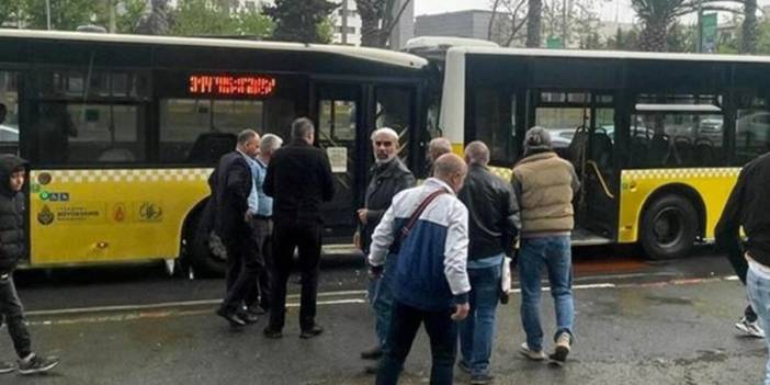 Fatih'te 2 otobüs çarpıştı: Yaralılar var