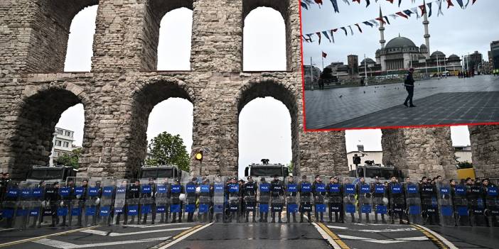 Taksim'e 1 Mayıs ablukası: Polis, unkapanı kemerlerini kapattı