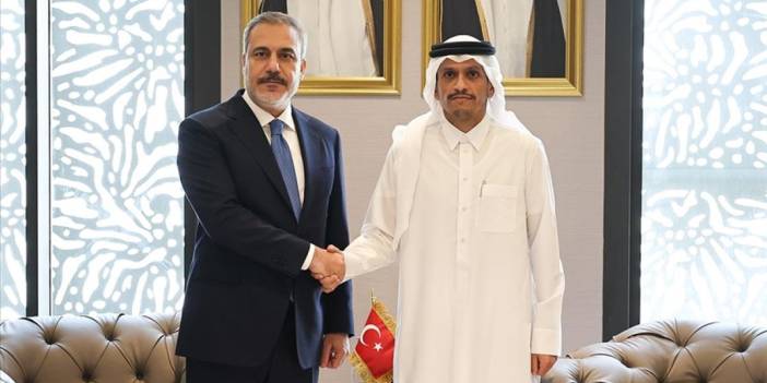 Fidan Katar Dışişleri Bakanı Al Sani ile görüştü