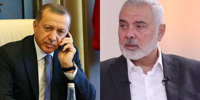 Erdoğan, Hamas lideri Haniye ile görüştü