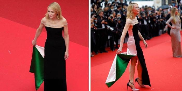 Ambargoyu böyle deldi: Cate Blanchett'tan Filistin mesajı