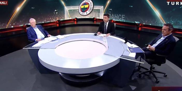 Fenerbahçe başkan adayları Ali Koç ve Aziz Yıldırım canlı yayında yüzleşti