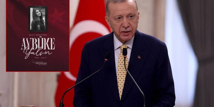 Erdoğan'dan şehit öğretmen Aybüke Yalçın paylaşımı