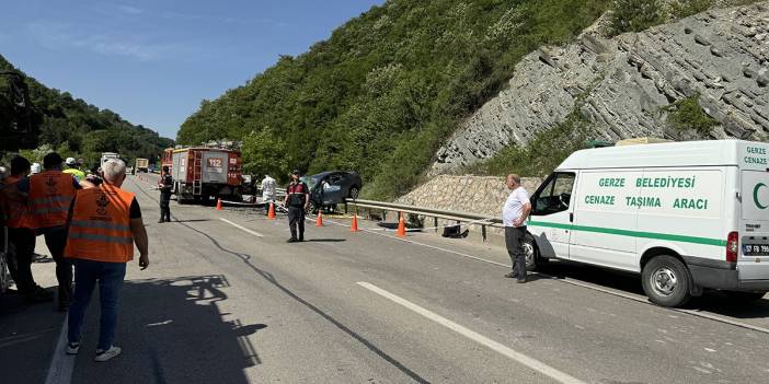 Sinop'ta feci kaza: 2'si doktor 4 kişi yanarak can verdi