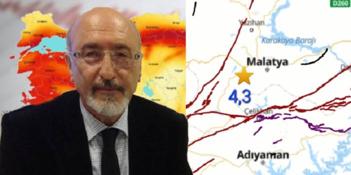 Malatya ciddi deprem tehlikesi altında! Prof. Dr. Osman Bektaş açıkladı: Deprem sonrası sarıya döndü