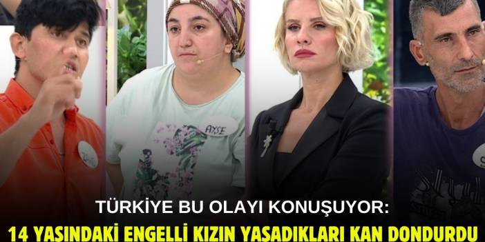 Önce Narin, şimdi de 14 yaşındaki engelli kız! Türkiye bunu da gördü: Sen nasıl annesin?