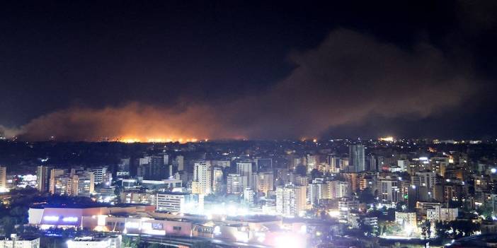 İsrail'den Beyrut'a hava saldırısı: Patlama sesleri yükseliyor