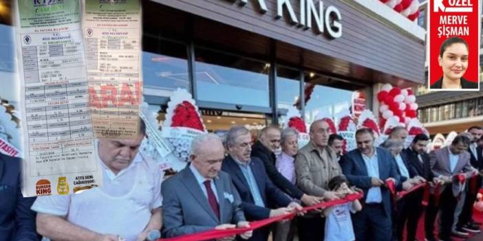 Sadece kurdele kesmemişler: Burger King faturada